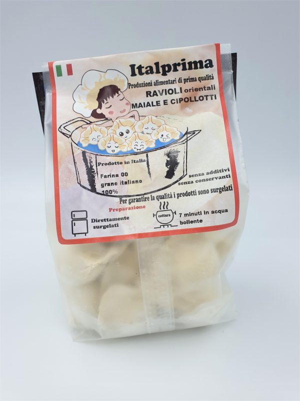 Ravioli Orientali Maiale e Cipollotti 250gr. Surgelati